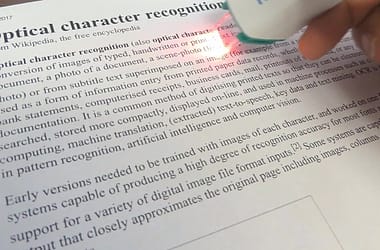 optical image recogonition